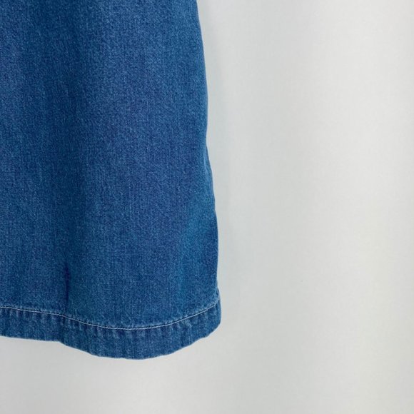 Free Wear Womens Button Fly Designer Denim Skirt 8 - Picture 3 of 8